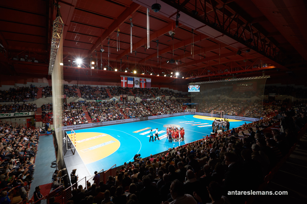 Gymnase sport spectacle terrain de handball Antarès Le Mans