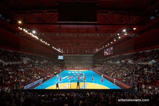 Gymnase sport spectacle terrain de handball Antarès Le Mans