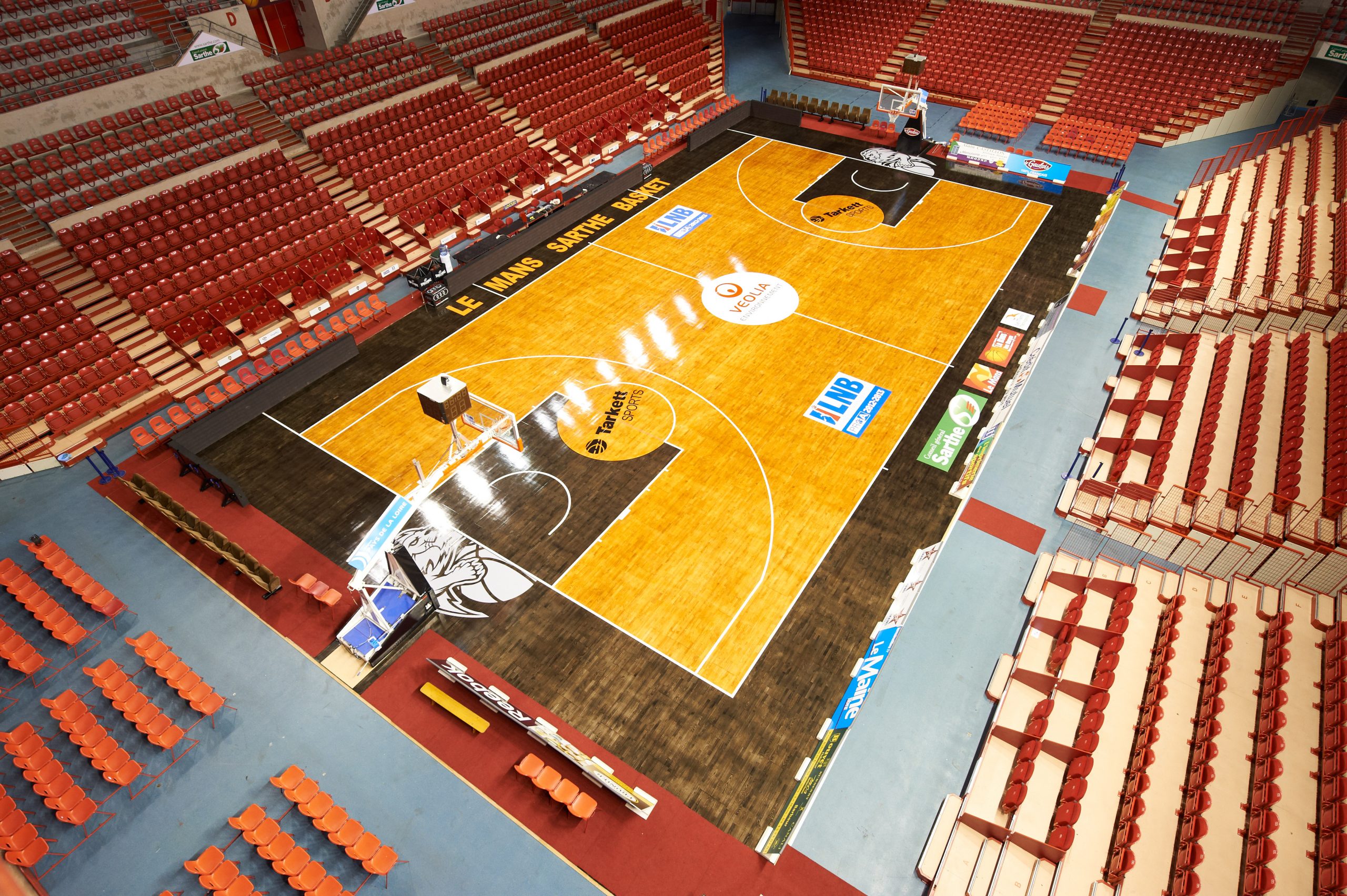 Gymnase sport spectacle terrain de basket Antarès Le Mans