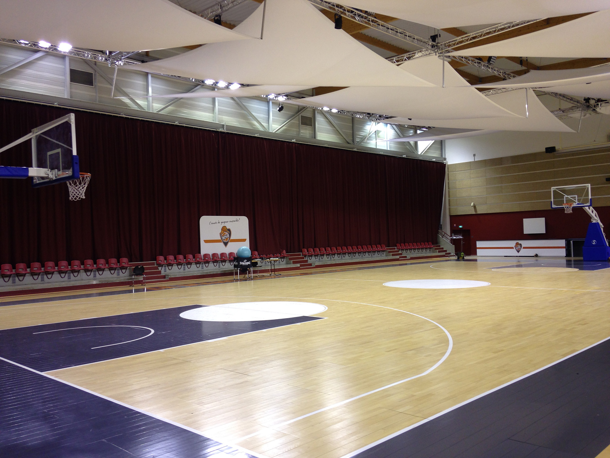 salle VIP sport gymnase Antarès Le Mans