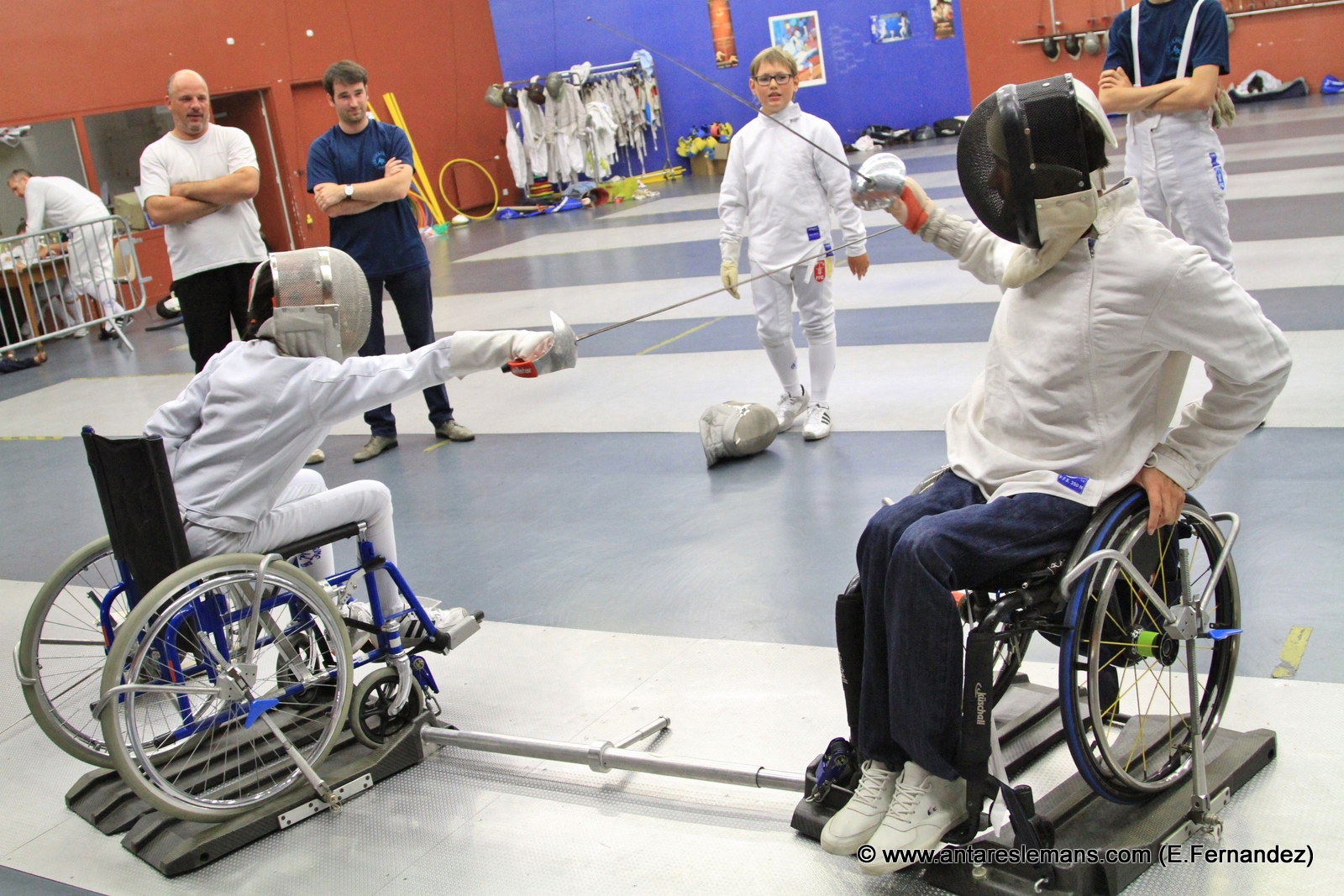 Escrime handisport Antarès Le Mans