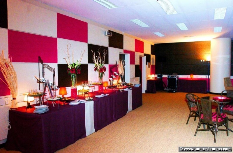salle VIP hospitalités entreprises Antarès Le Mans