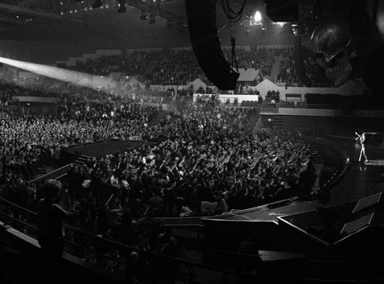 Salle intérieur fosse public concert Antarès Le Mans