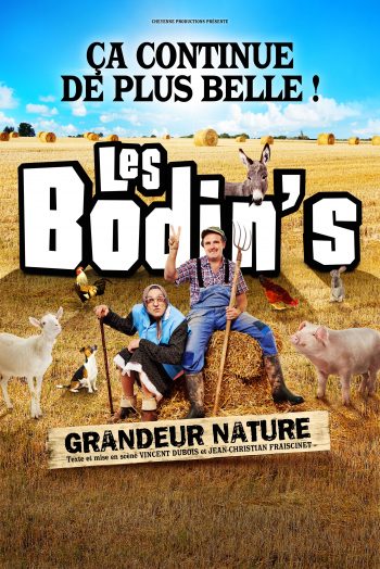 Affiche Les Bodin's spectacle humour Antarès Le Mans